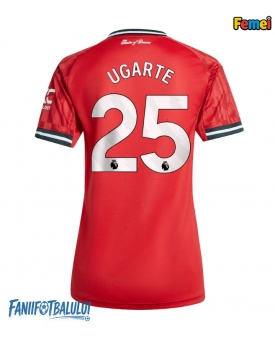 Manchester United Manuel Ugarte #25 Tricou Fotbal Replică 2025-26 Femei Acasa